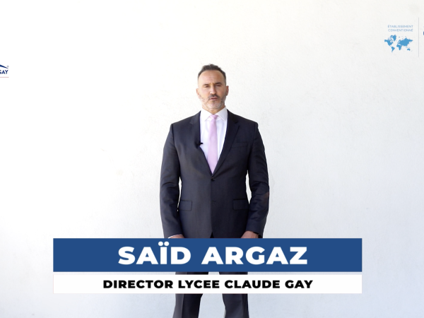 El Director Saïd Argaz nos da la bienvenida a este nuevo año escolar 2024